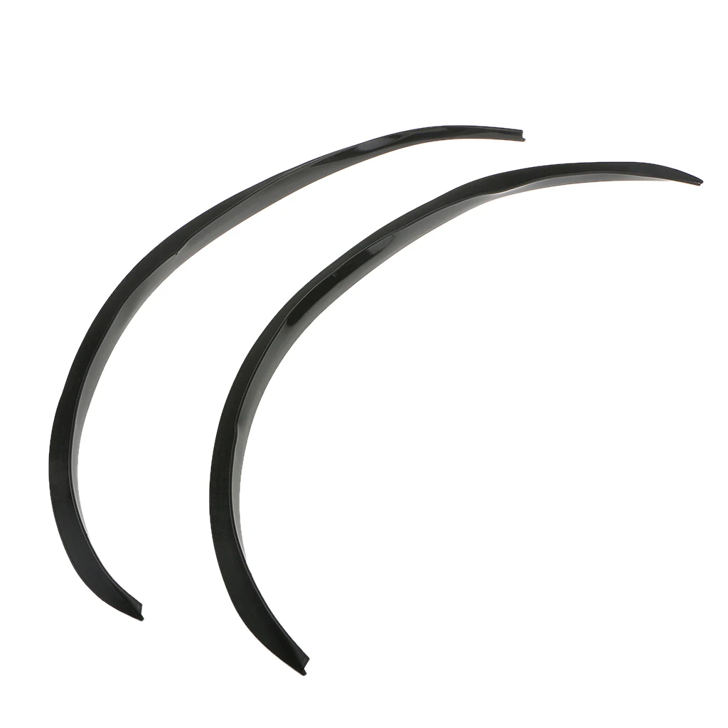 1 Pcs Universal Car Truck Fender Flare Trim Wheel Eyebrow Sticker Ornament Mudguard PVC Long Lasting High-strength