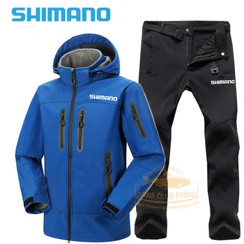 CHEAP PRICE ❤️ 2021 SHIMANO Fishing Clothes Waterproof DAWA Fishing Hoodie Fishing Pants Winter Warm Windbreak Men SHIMANO Fishing Jacket - discount item 30% OFF Sports & Entertainment