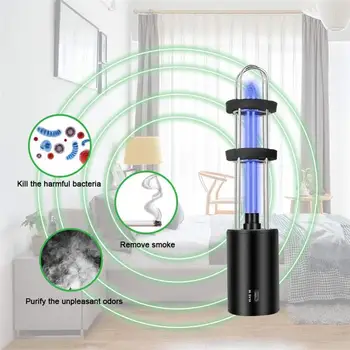 

UV Germicidal Portable and Rechargeable Ultraviolet Bulb Ultraviolet Light For Disinfect Bacterial Kill Mites Deodorizer