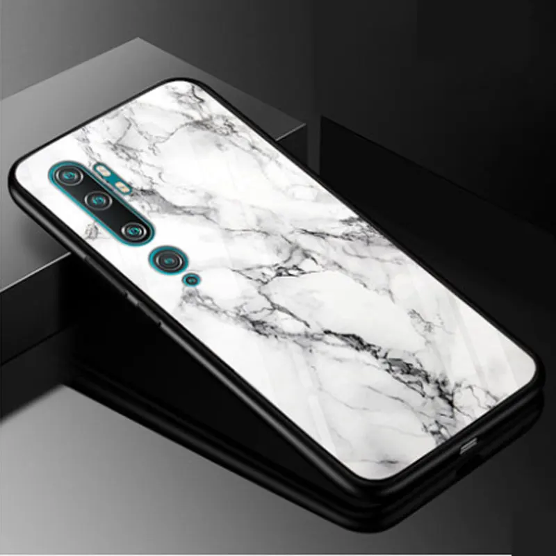 11 Для Xiaomi mi Note 10 чехол для телефона mi CC9 Pro Чехол из закаленного стекла с принтом жесткий чехлы крышка для Xiaomi mi Note 10 Pro Capa Fundas - Цвет: 11