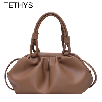 

TETHYS Crossbody Bags for Women Purses and Handbag Ladies High Quality Leather Messenger Bags Women Large Capacity Shoulder Bag