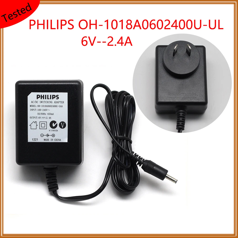 OH 1018A0602400U SAA 6V 2.4A зарядное устройство для PHILIPS DC AC адаптеры адаптер переключения SAA|Адаптеры AC/DC| |