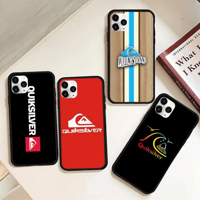 

Surf skateboard quiksilver Phone Case Rubber for iPhone 12 pro max mini 11 pro XS MAX 8 7 6 6S Plus X 5S SE 2020 XR case