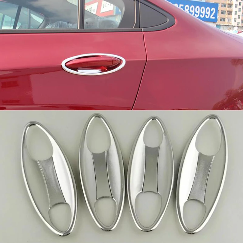 4 шт. декоративная крышка для Chevrolet Cruze 2016 2017|abs chrome|chrome car door trimhandles chrome |
