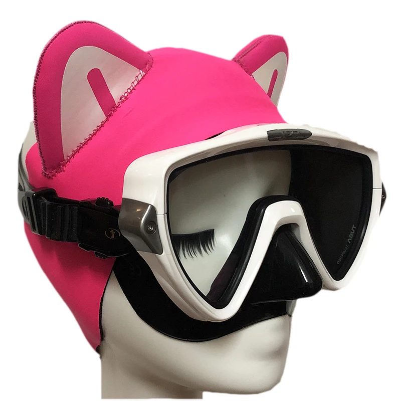 Cartoon Cat Diving Hairband Hairlace Hood Hat Cap 2mm Neoprene Scuba Diving Freediving Snorkeling Hair Protection Dive Equipment