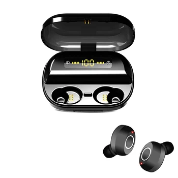 

V12 Wireless Press Control Earbuds Mic Mini Wireless Bluetooth Headset Sports Stereo Music Game Earphone for IOS Android Phones