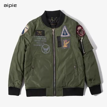 

Children Boy's Jackets New Fashion Pilot Baseball Children Jacket Clothing Thick Style Boy's Coats For 3-14 years kids
