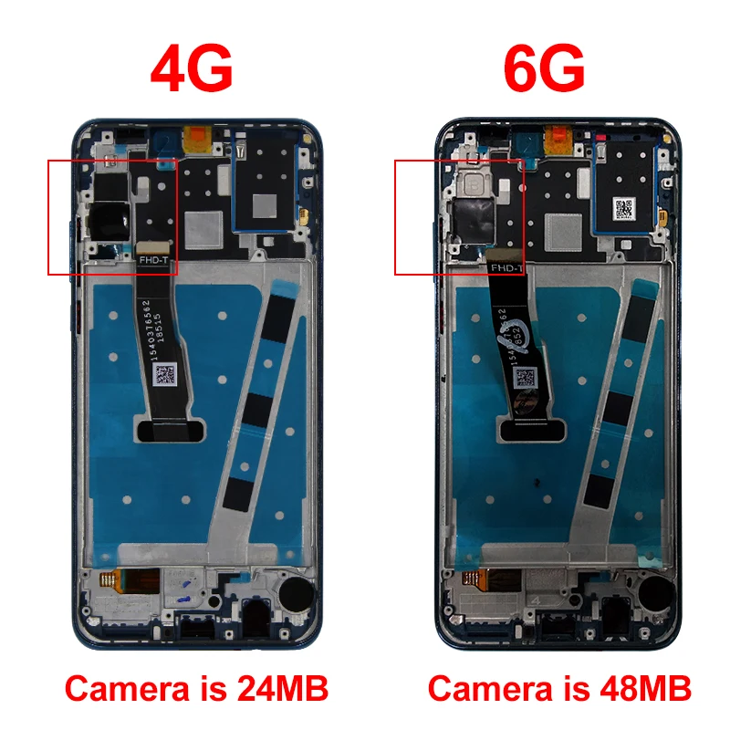 6,1" для huawei P30 Lite/Nova 4E ЖК-дисплей кодирующий преобразователь сенсорного экрана в сборе ЖК-дисплей P30 Lite запасные части