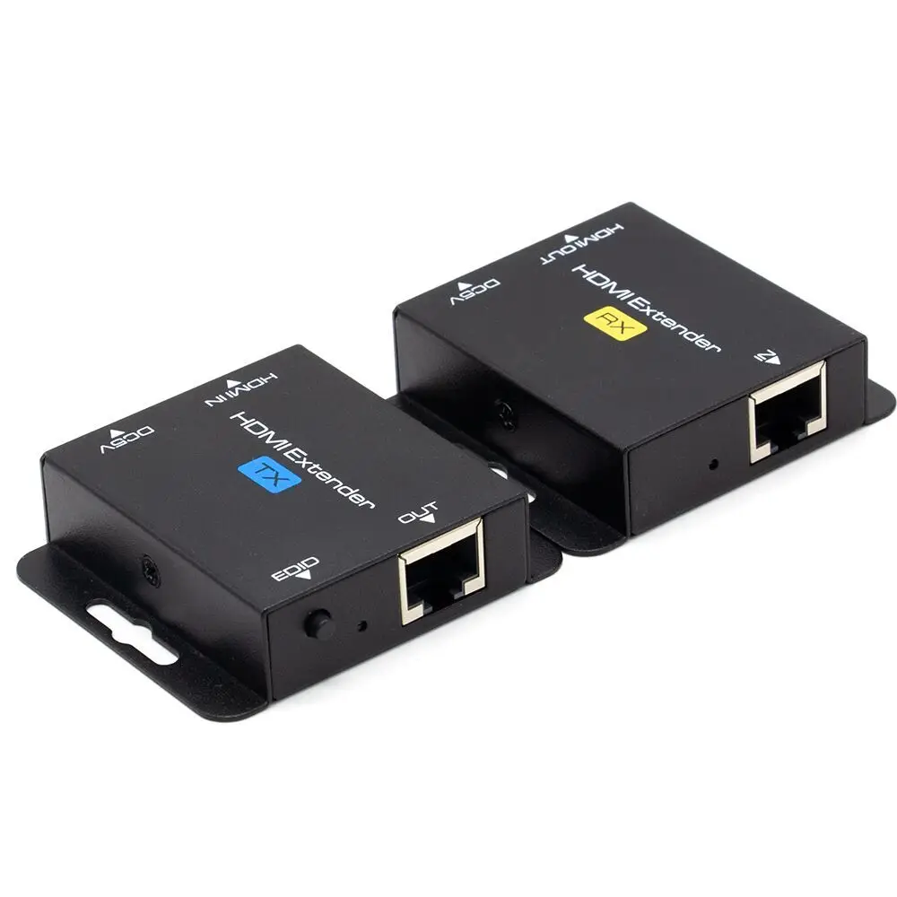 HDMI extender over UTP cable POC EDID HDMI extender up to 60M for PC