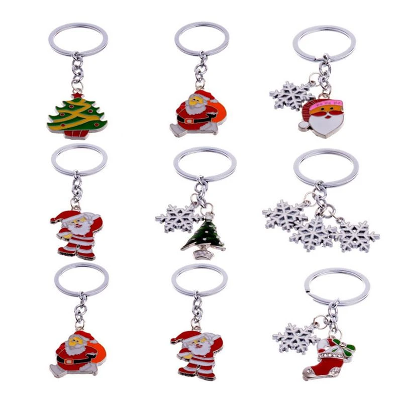 キーホルダーとキーホルダー付きのミニツリーキーホルダー クリスマスプレゼント お土産 Pendant Drop Ornaments Aliexpress