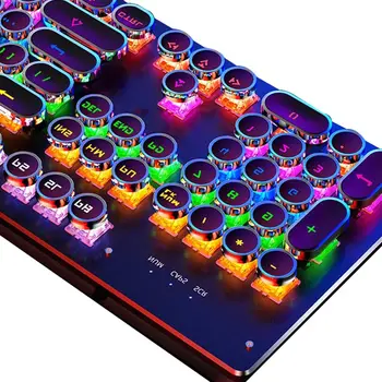 

RGB Backlit 104 Key Mechanical Keyboard Backlit Gaming Mechanical Keyboard Game For Game Laptop PC Gaming Mechanical Keyboards