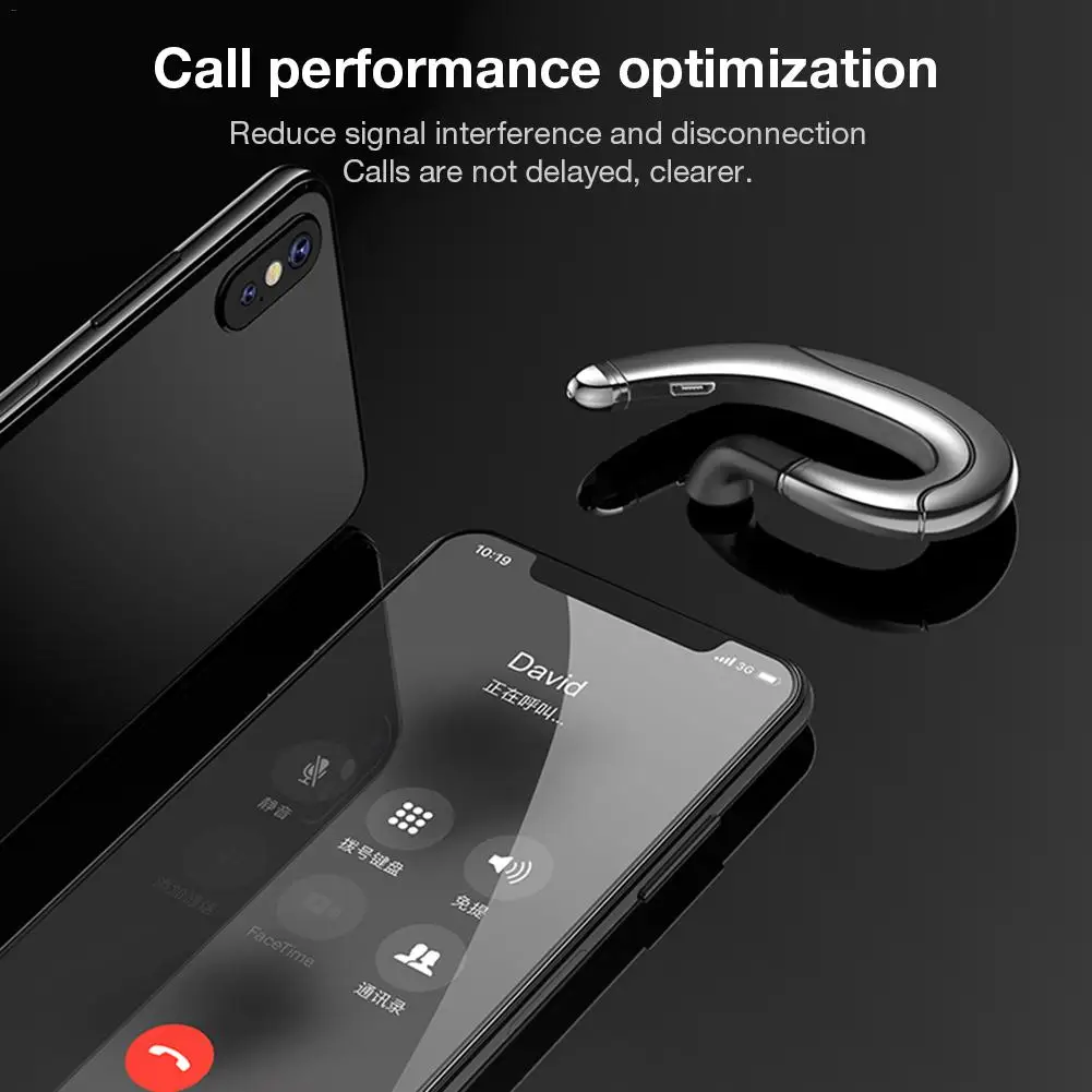 YA-04D, костная проводимость, висящее ухо, Bluetooth 5,0, гарнитура, не входит в ухо, мини, Спортивная, беспроводная, долгий режим ожидания, Bluetooth, головка