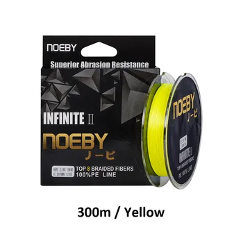 NOEBY PE X8 Strand สายตกปลาถัก150M 300M 1-103LB Super Tension สวมใส่ความต้านทาน Smooth Multifilament ตกปลาสาย 7