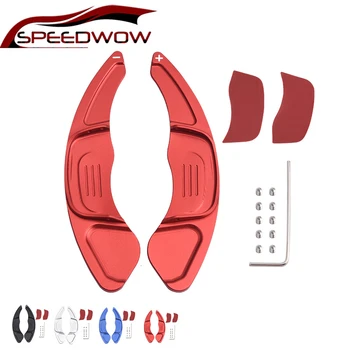 

SPEEDWOW 1pair Car Aluminum Steering Wheel Extension Shift Paddle Shift for Volkswagen VW GOLF 7 2015- GTI R MK7 Car Styling