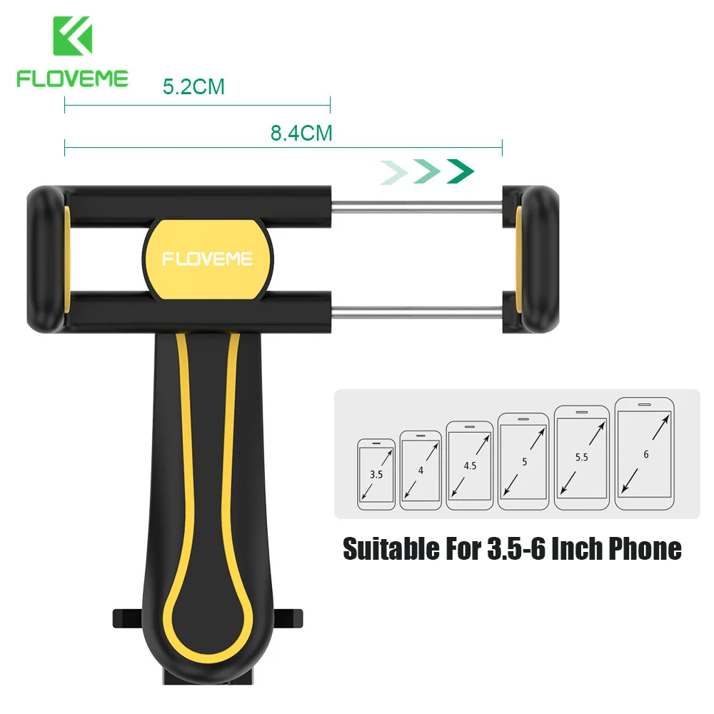 FLOVEME Universal Auto Telefon Halter Für iPhone 7 8 6 6S Plus Xiaomi Air Vent Clip Montieren 6