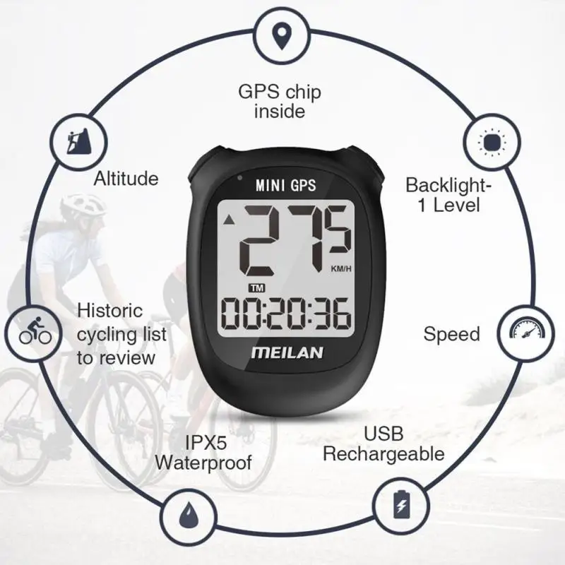Meilan M3  GPS ӵ  ǻ ӵ  DST ̵ ð   GPS Ŭ ǻ
