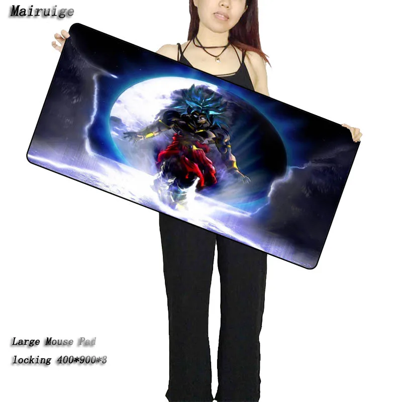 Dragon Ball Z Large Gaming Mouse Pad Gamer Locking Edge Keyboard Mouse Mat Gaming Mousepad for CS G