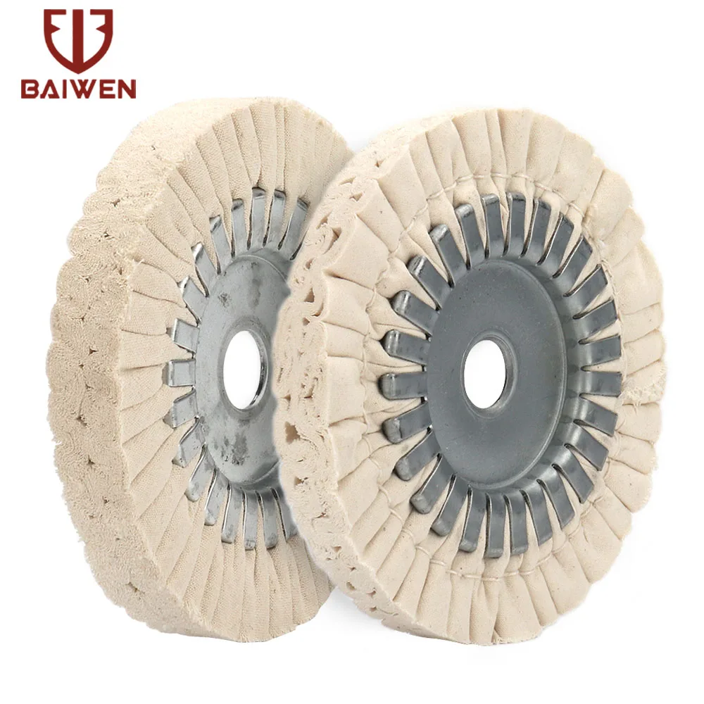 6InchCottonAirwayBuffingWheelClothOpenBiasPolishingBuffer