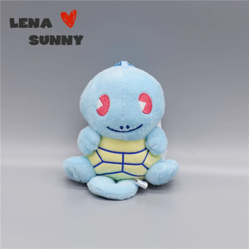 7 шт./лот 10 см мини карманный Squirtle аниме Mudkip Totodile Froakie Piplup плюшевые брелок небольшой мягкие куклы