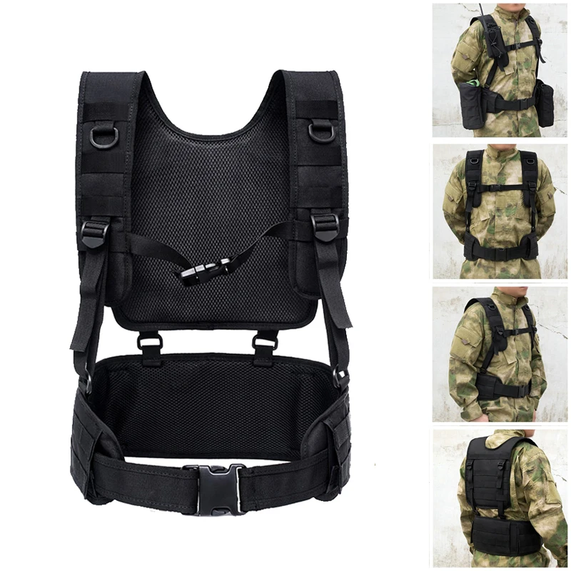 

Molle Tactical Chest Rig Magazine Pouch Holster Vest Military Hunting Vests Combat Belt Pack Outdoor Airsoft Paintball Equipment