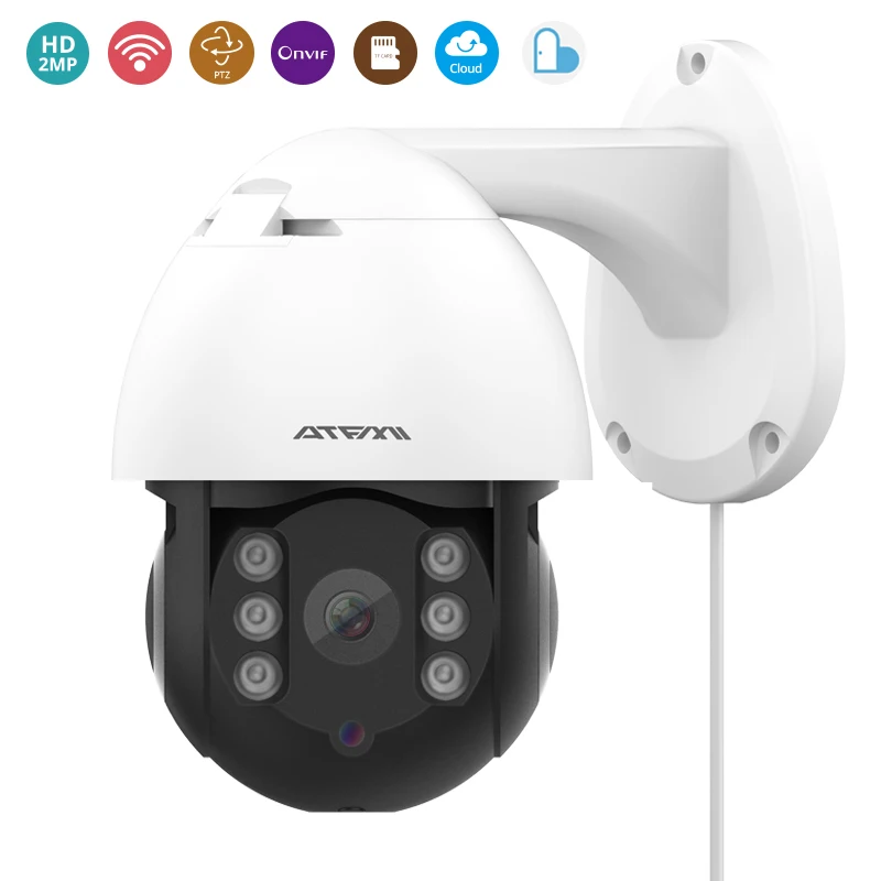 Наружная Ip камера Wifi Cctv Мини Ptz для домашней безопасности 360 2mp HD 1080p беспроводная