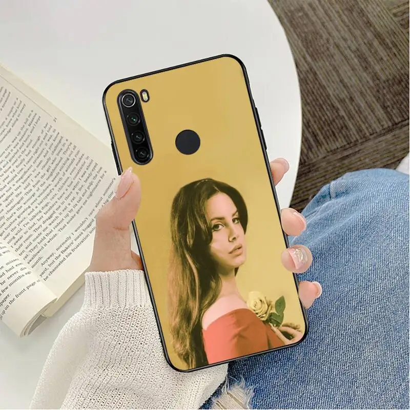 YNDFCNB Sexy singer model Lana Del Rey  Phone Case For Redmi note 8Pro 8T 6Pro 6A 9 Redmi 8 7 7A note 5 5A note 7 case xiaomi leather case hard