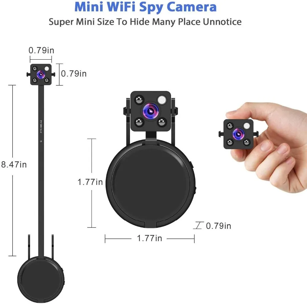 Мини камера Wi-Fi HD 1080P камера беспроводная потоковая модернизированная камера ночного видения няня камера безопасности мини Камара espia