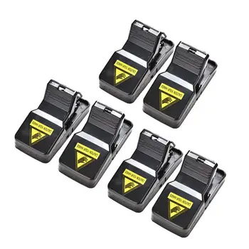 

6Pcs Reusable Rat Catching Mice Mouse Traps Mousetrap Bait Snap Spring Rodent Catcher Pest Control