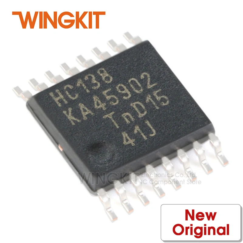 10pcs 74hc138pw,118 Tssop16 74hc138pw 74hc138 / Hc138 Tssop-16 3-to-8 ...