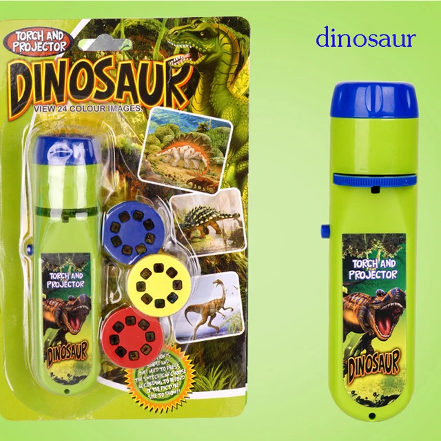 Projection Flashlight Children Projector Light Cute Cartoon Dinosaur Animal Space Night Photo Light Bedtime Learning Fun Toys 2