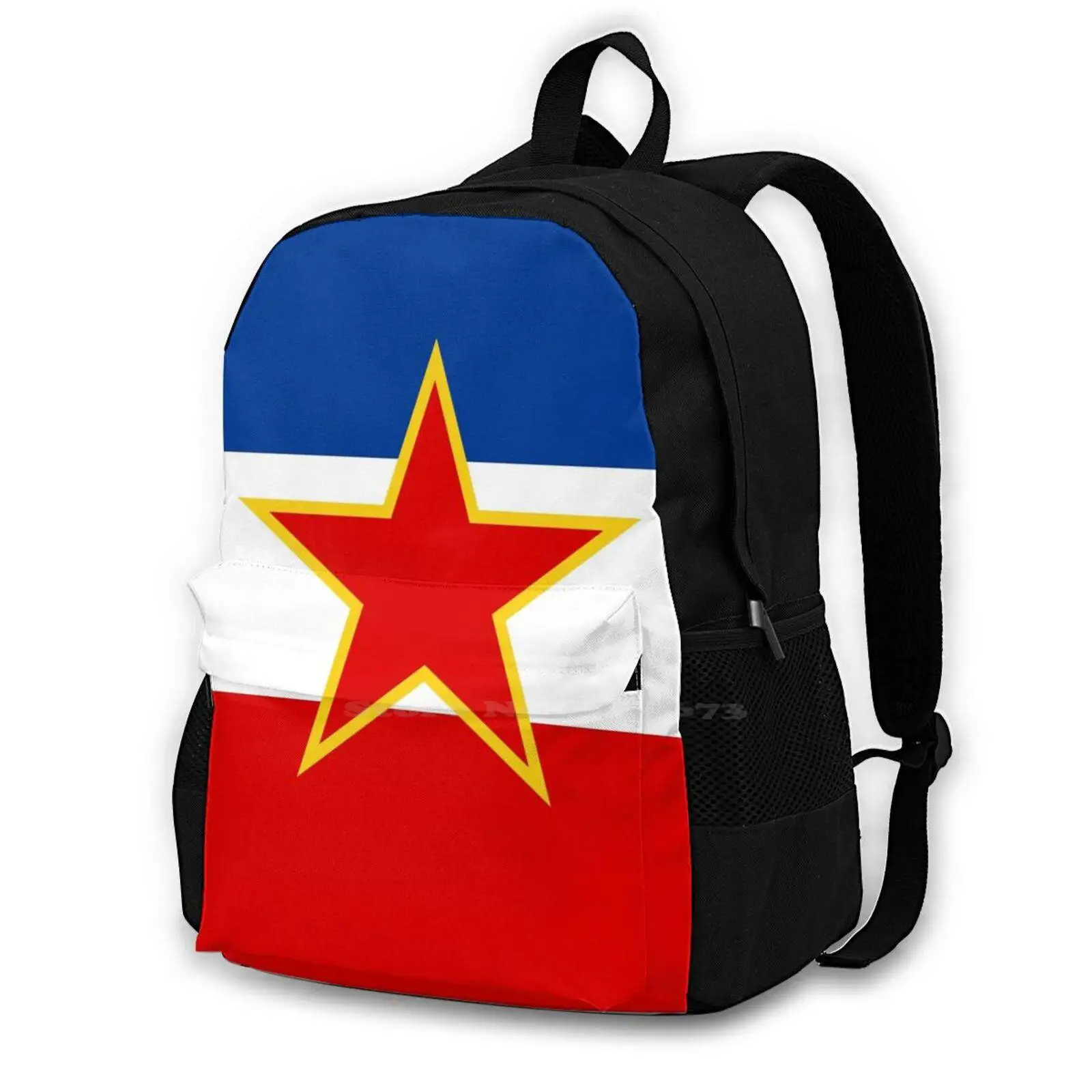 

Flag Of Yugoslavia Fashion Bags Travel Laptop Backpack Yugoslavia Yugoslavia Flag Yugoslavian Flag Yugoslavian Former