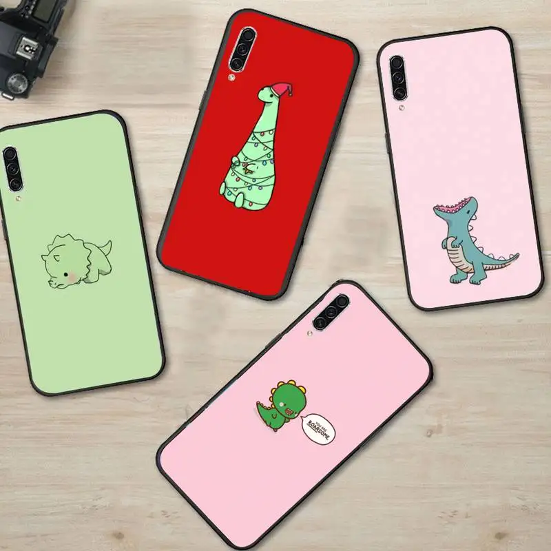 

dinosaur Anime Cartoon kawaii Phone Case For Samsung A20 A30 30s A40 A7 2018 J2 J7 prime J4 Plus S5 Note 9 10 Plus