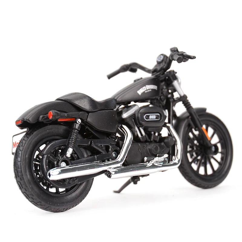 Maisto 1:18 Harley-Davidson 2014 Sportster Iron 883 Die Cast Vehicles Collectible Hobbies Motorcycle Model Toys 4