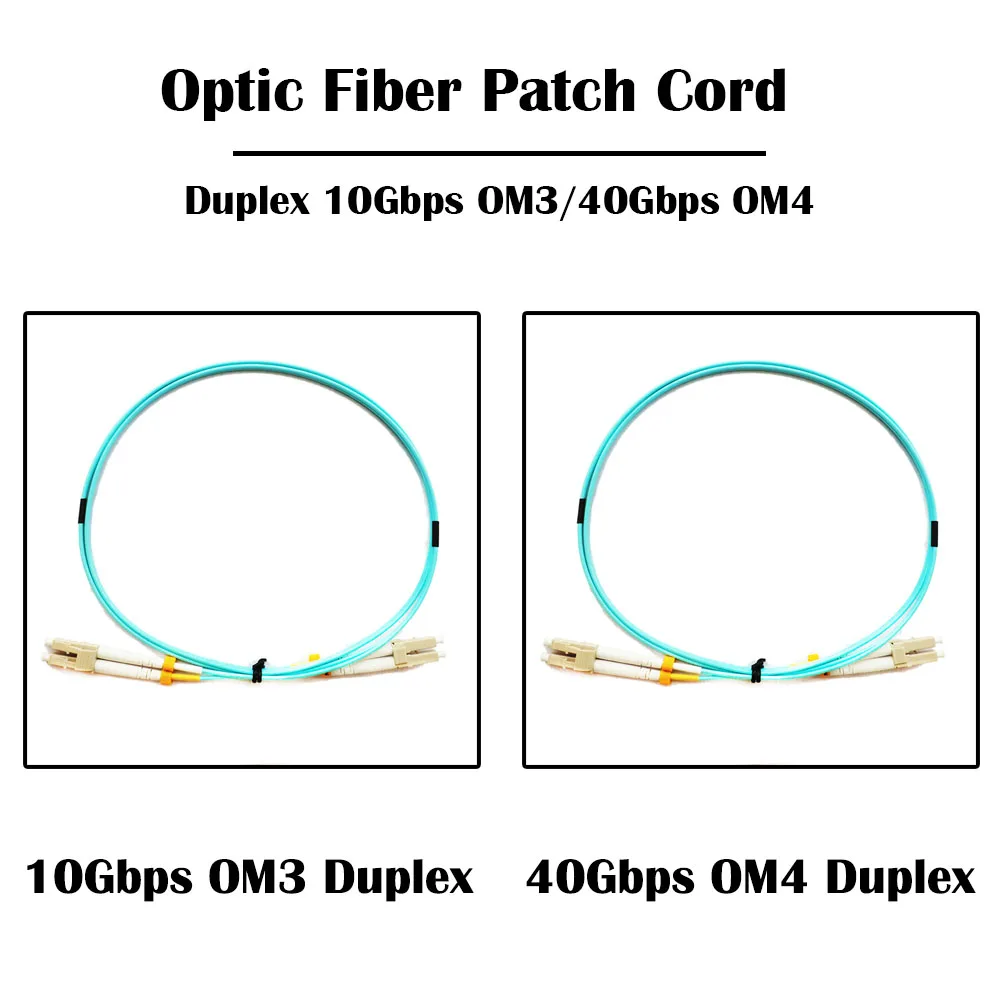 5 шт. 3 0 м LC UPC до 10 Гбит/с OM3/ 40 OM4 мм многорежимный оптоволоконный патч-корд