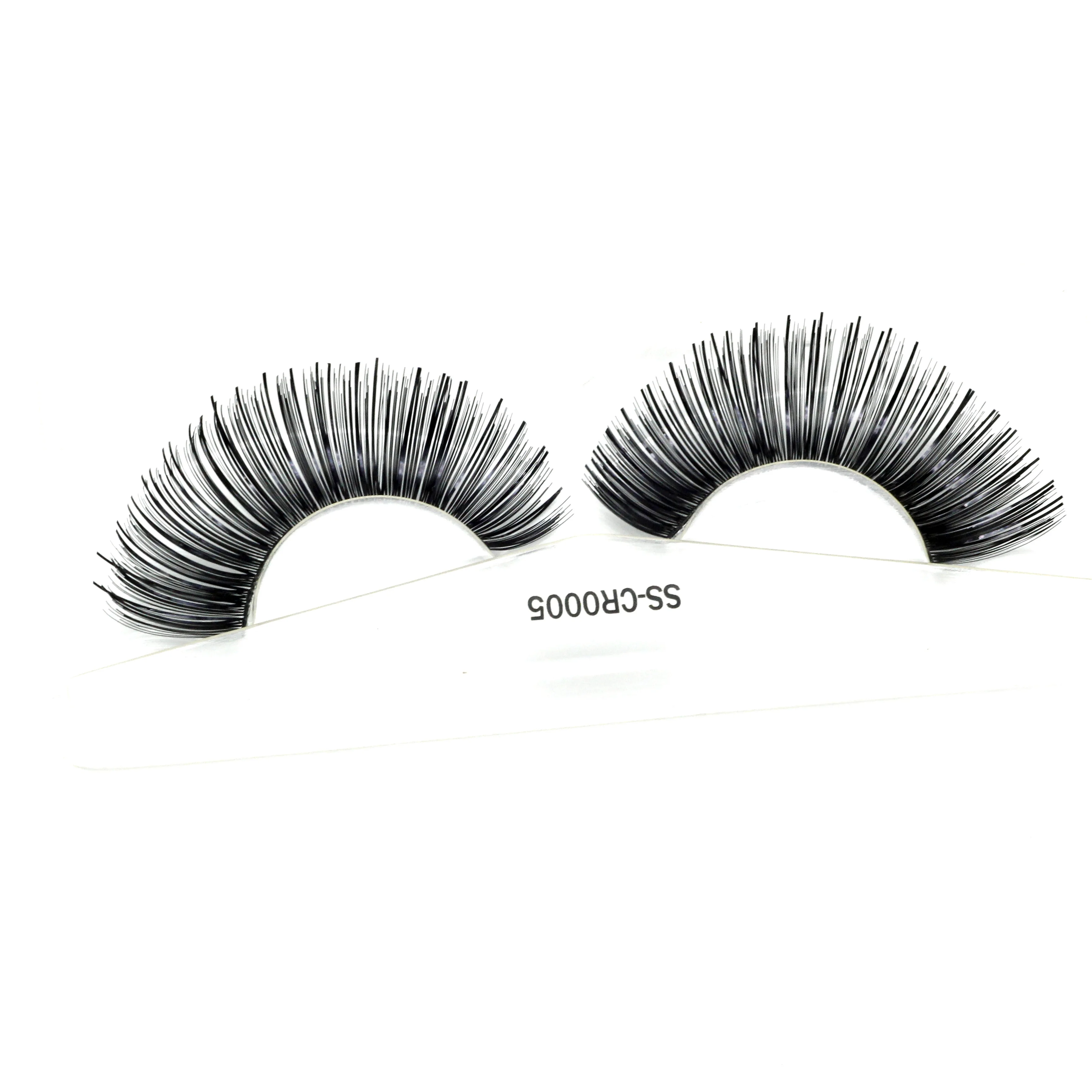 

AGUUD Silk Mink Strip Lashes Russian Natural Mink Eyelash Makeup Tools Lashbeauty diy eyalash SS-CR0005