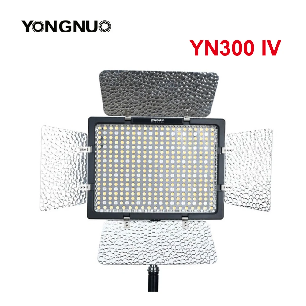 Двухцветная светодиодная панель Yongnuo YN300IV RGB 3200k-5500K со светодиодной подсветкой для студийной видеосъемки