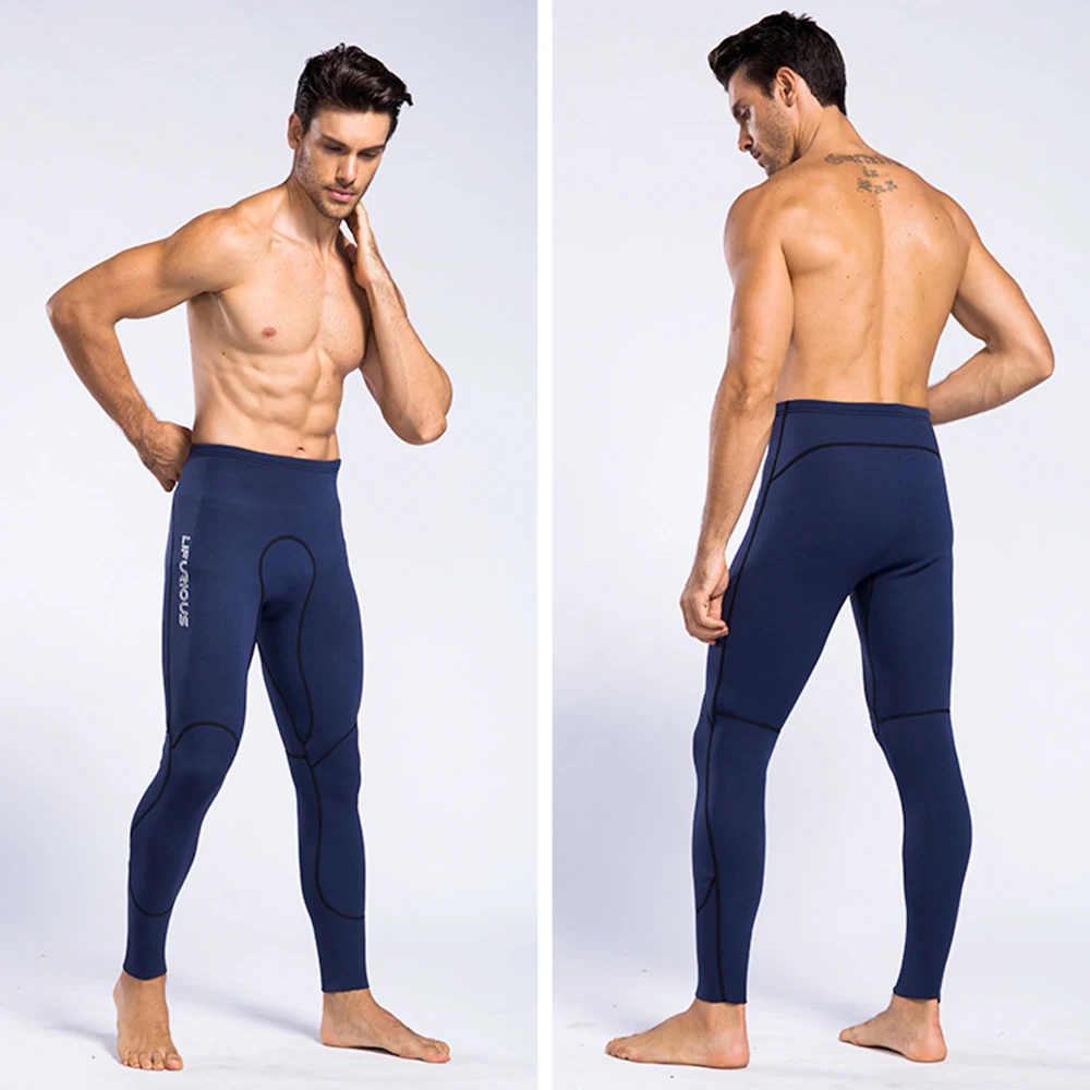 

Mens Neoprene Wetsuit Pants Scuba Diving Snorkeling Surfing Swimming Warm Trousers Leggings Tights Size S-XL