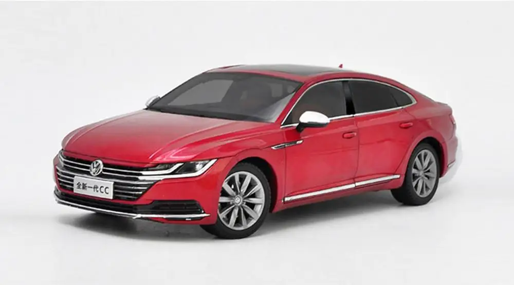 Новинка 1/18 красная модель автомобиля VW Volkswagen CC 2018 коллекция игрушек | Игрушки и