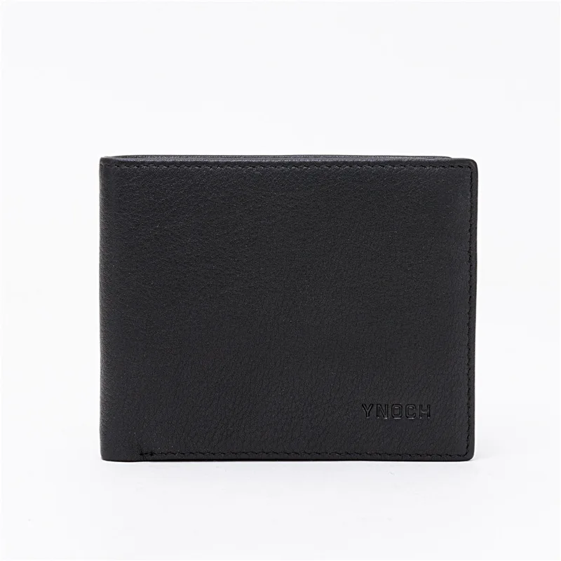 

MEN'S Wallet Cowhide Cross Square Embossed Leather 2 Discount Exposure Wallet Purse Leather Bag