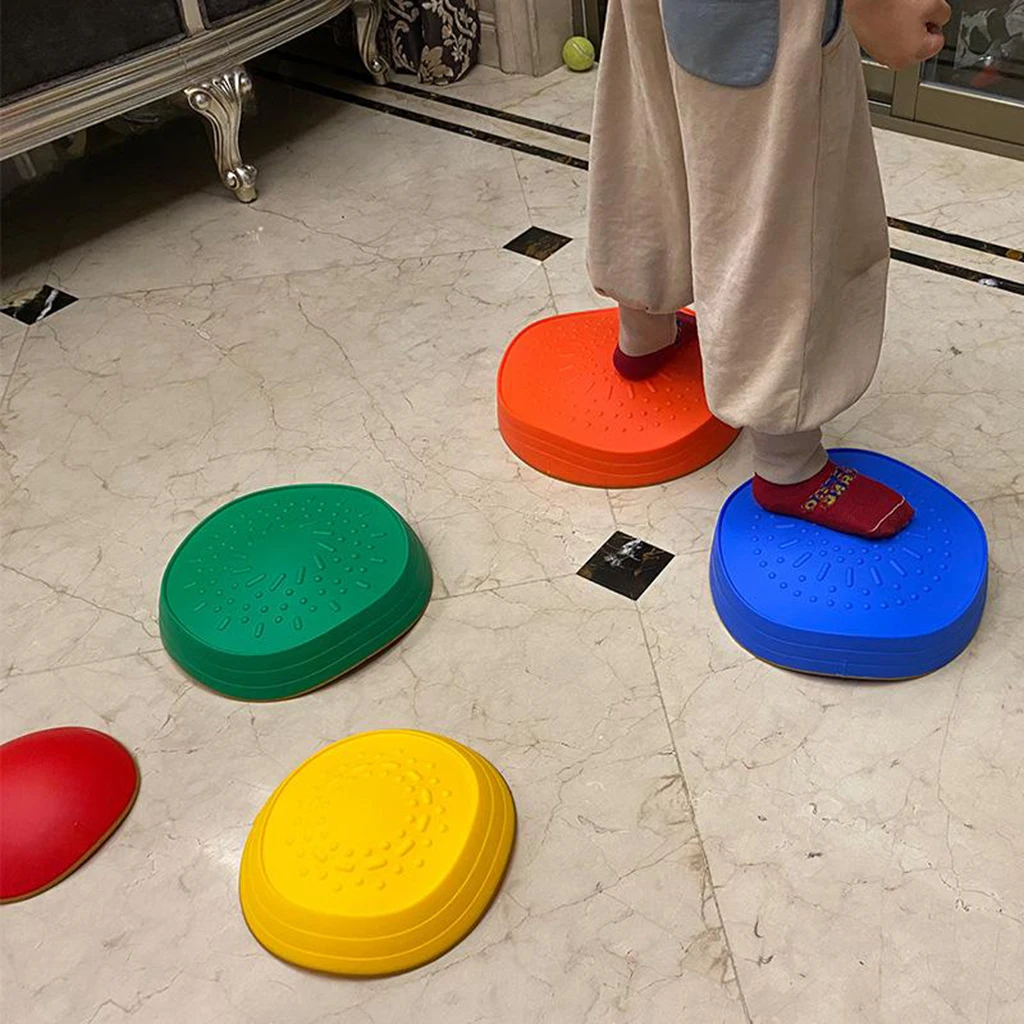 Kids Stepping Stones 5-Pack Children Balance Coordination Trainning Toys Rocks
