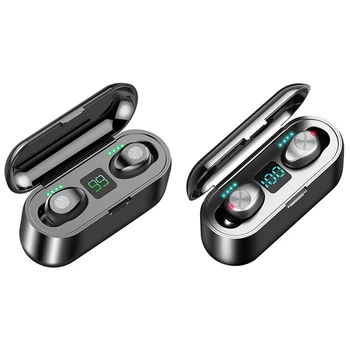 

LED Bluetooth Earphone 8D Stereo Wireless Earbuds Mini Wireless Earphone Headset with 2000MAh Power Bank Earphone Headphone