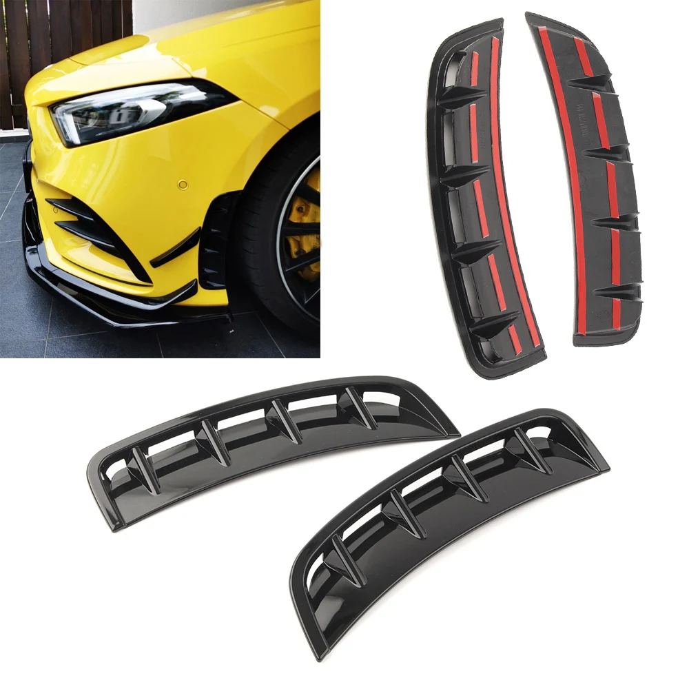 

Car Front Wheel ABS Air Vent Hood Fender For Mercedes-BENZ A-Class W177 A200 A250 A220 A35 AMG Sport 2019 2020 2021 2pcs/Set