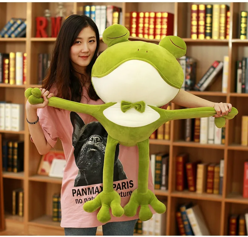 

Frog with You Plush Toy Doll Pillow Doll Pajama Cute South Korea Funny Made in China Super Meng Pp Cotton