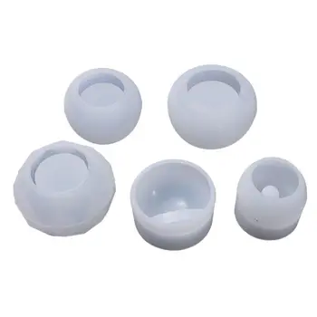 

Crystal Epoxy Resin Mold Pen Container Storage Holder Casting Silicone Mould DIY Crafts Desktop Decoration Making Tool