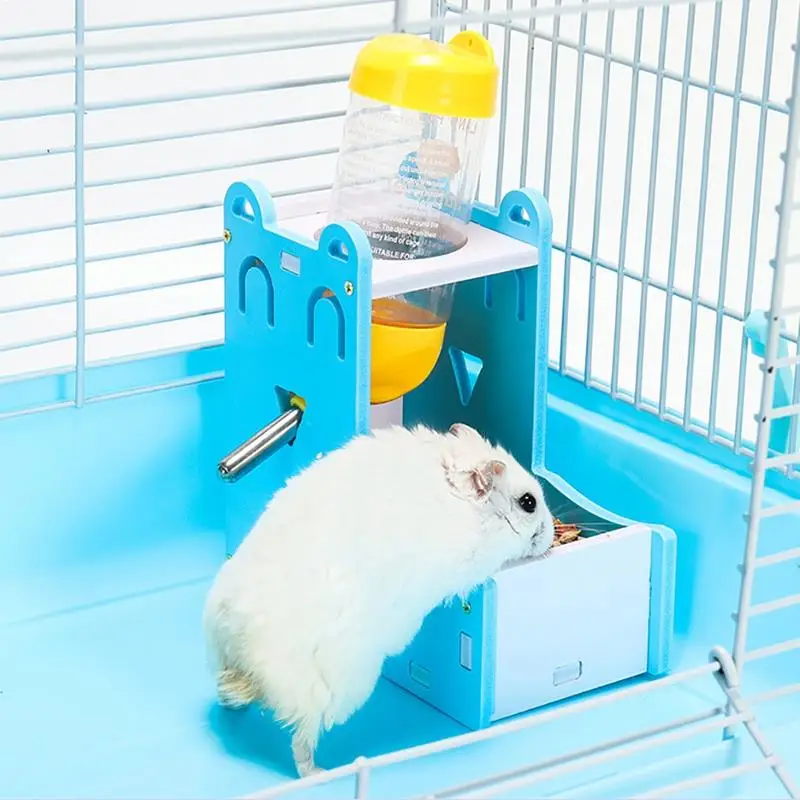 Диспенсер для воды хомяков улыбающееся лицо Шиншилла кормушка маленьких