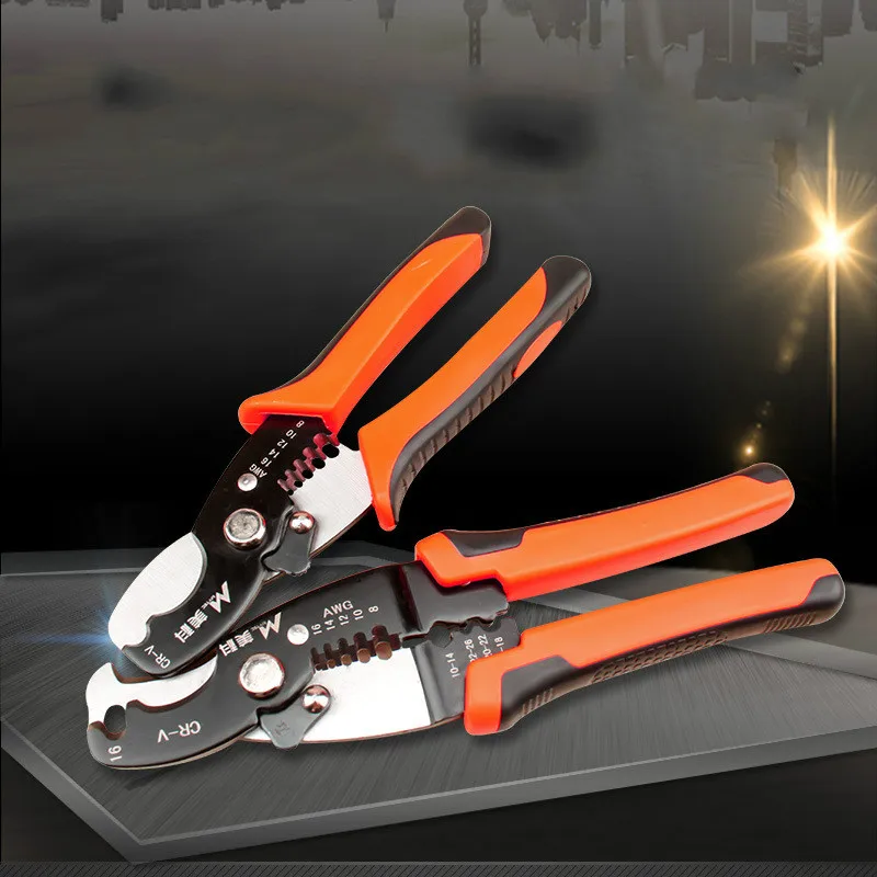 

Crimping Tool Pliers Crimping Pliers 2.6mm 2.0mm 1.6mm Insulated Terminal Crimper Wire Stripper Wire Cable Cutters