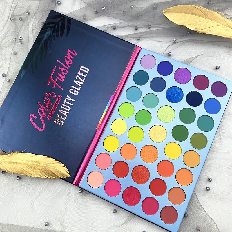 Beauty Glazed 39/18/9 цвет блестящие матовые тени для век Палитра натуральные водостойкие