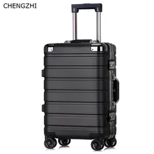CHENGZHI, 20 дюймов, 24 дюйма, новинка, чемодан на колесиках, для мужчин, бизнес, для кабины, на колесиках, алюминиевая рама, для женщин, дорожная сумка
