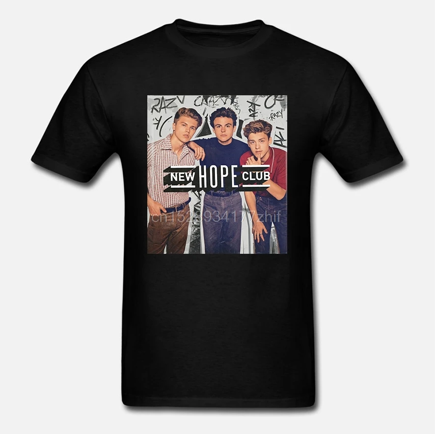 Футболка New Hope Club (merch) новая футболка с надписью hope club merch Поющая песня знаменитый