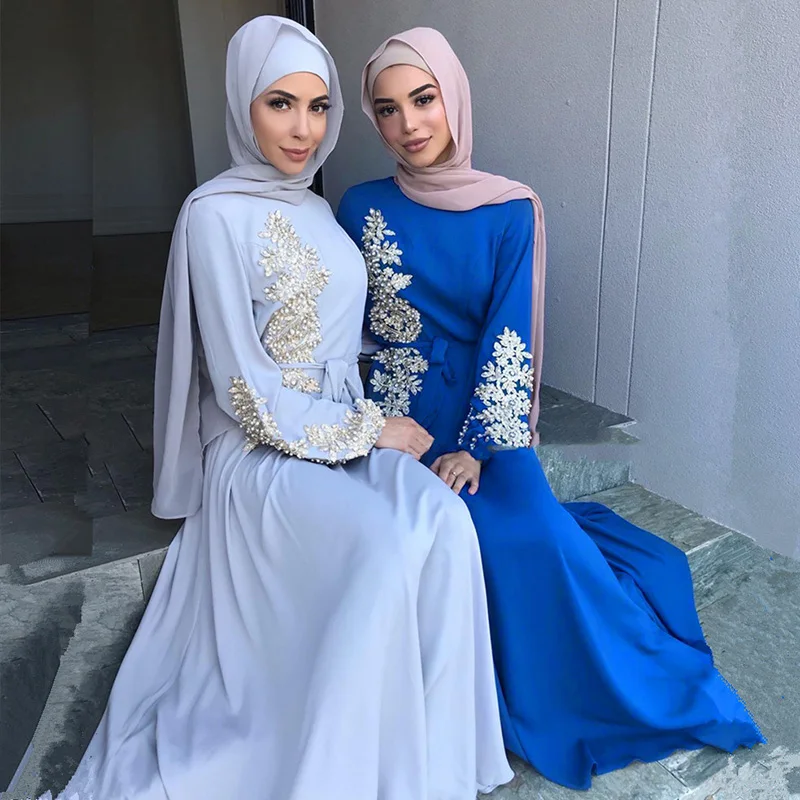 

ebay fashion elegant embroidery plus size dress Muslim women long skirt Islamic ethnic Ramadan noble dress Saudi Arabia kimono